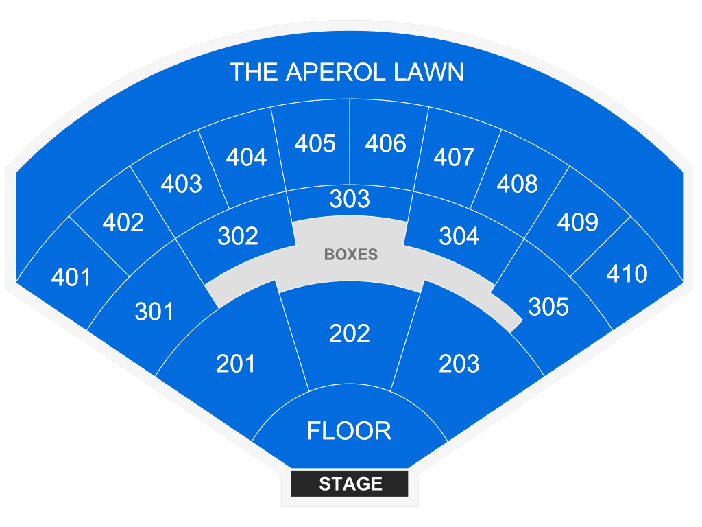 Venue seating chart for CAKE for reference only