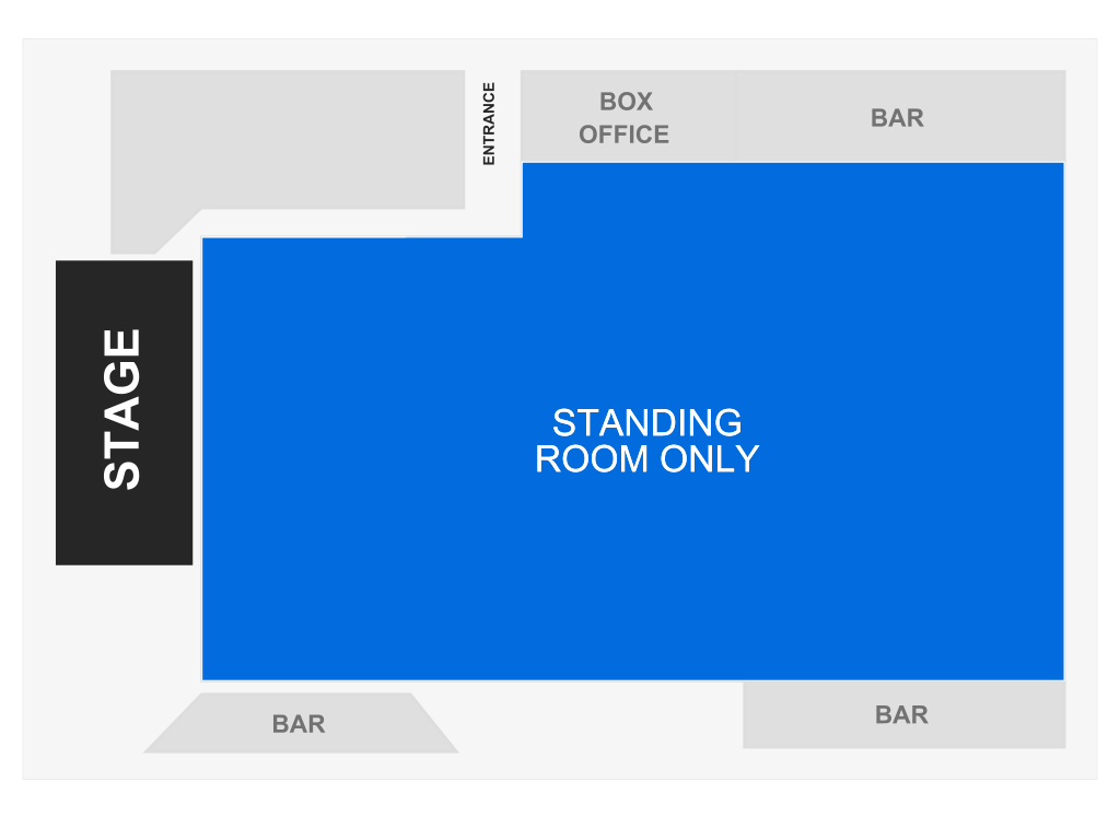 Venue seating chart for Twiztid for reference only