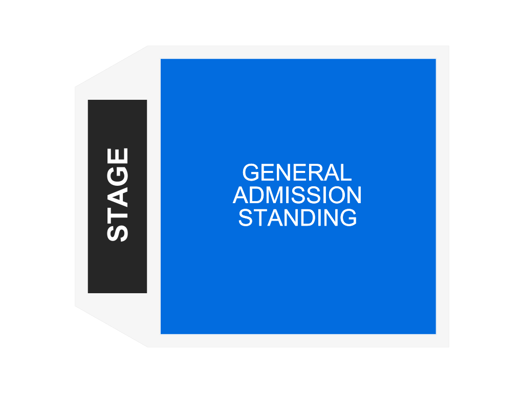 Venue seating chart for Be Kind & Rewind: Ultimate 90s Tribute for reference only