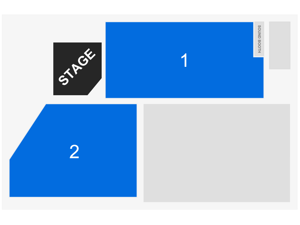 Venue seating chart for 10,000 Maniacs for reference only