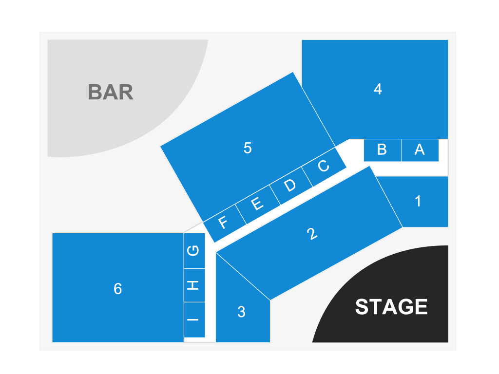 Venue seating chart for Dave Mason for reference only