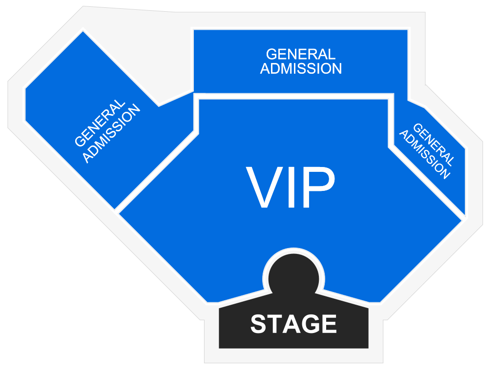 Venue seating chart for Eddie Griffin (Las Vegas) for reference only