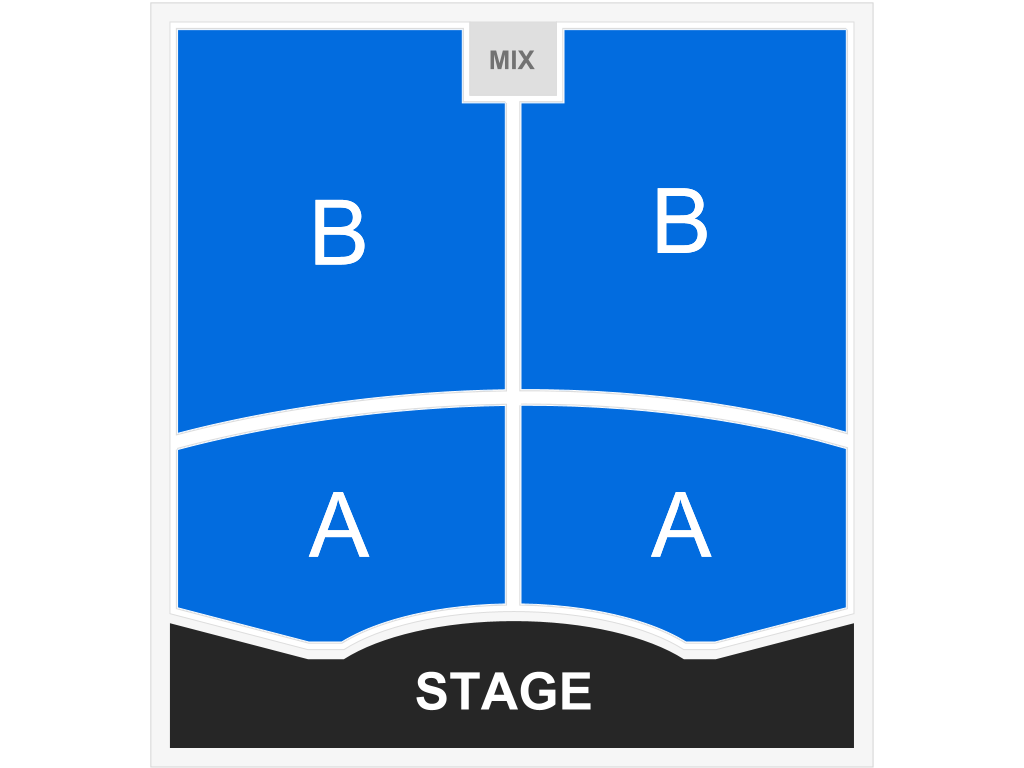 Venue seating chart for Steelheart for reference only