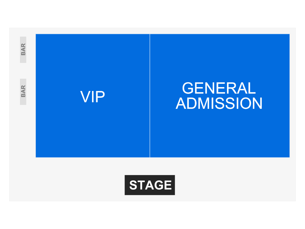 Venue seating chart for AbbaFab for reference only