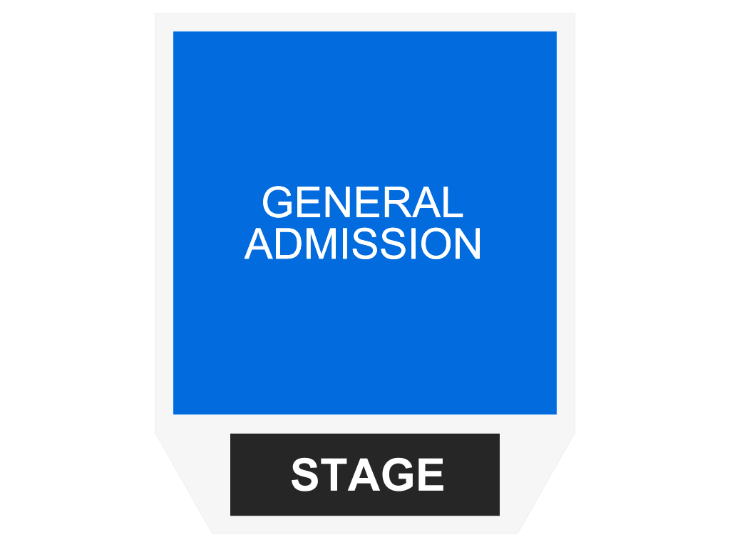 Venue seating chart for Enjambre for reference only
