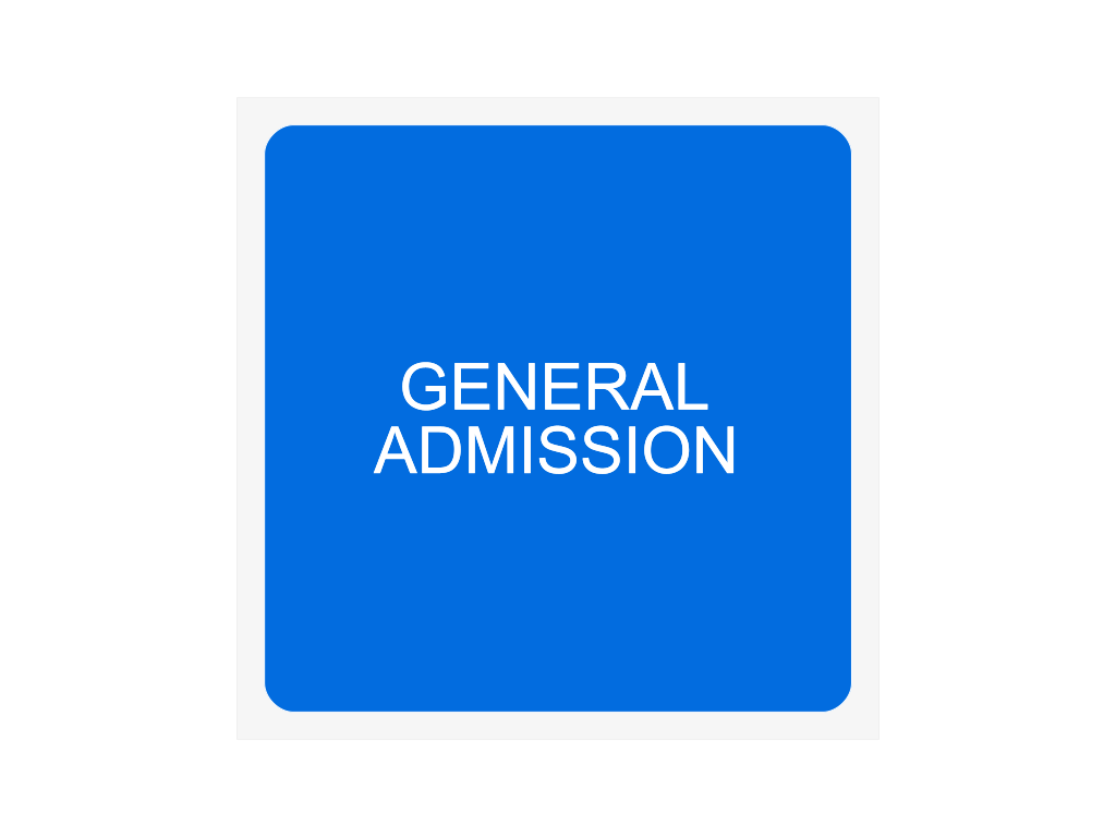 Venue seating chart for ASU Kerr Tuesday Morning Music & Tea for reference only