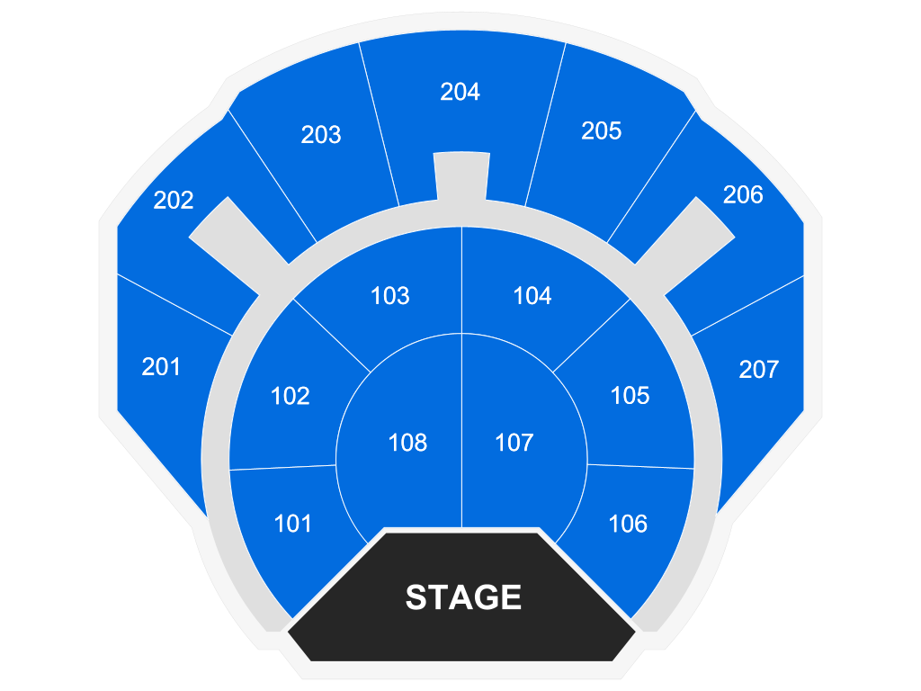 Venue seating chart for Michael Bolton for reference only