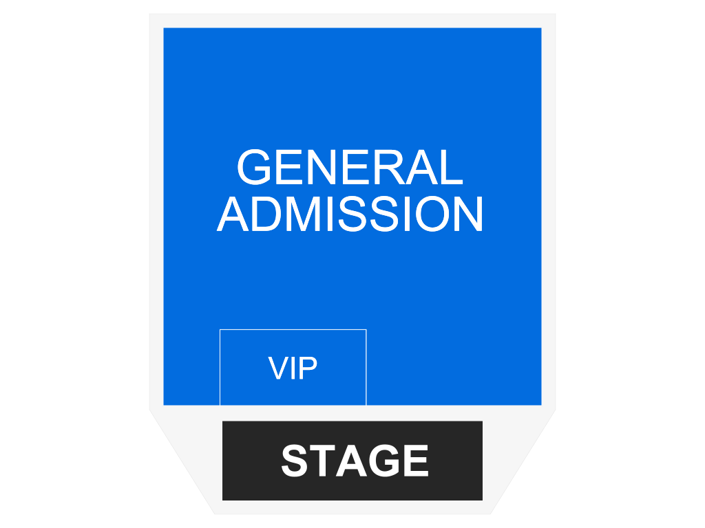 Venue seating chart for Randy Rogers Band for reference only