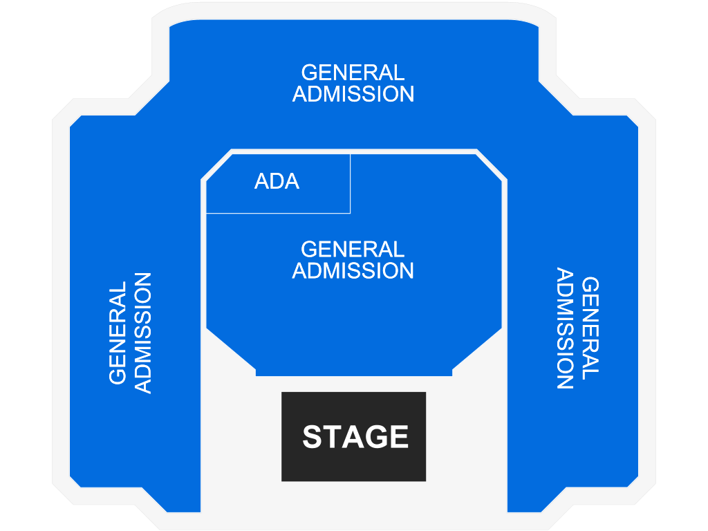 Venue seating chart for Lola Young for reference only
