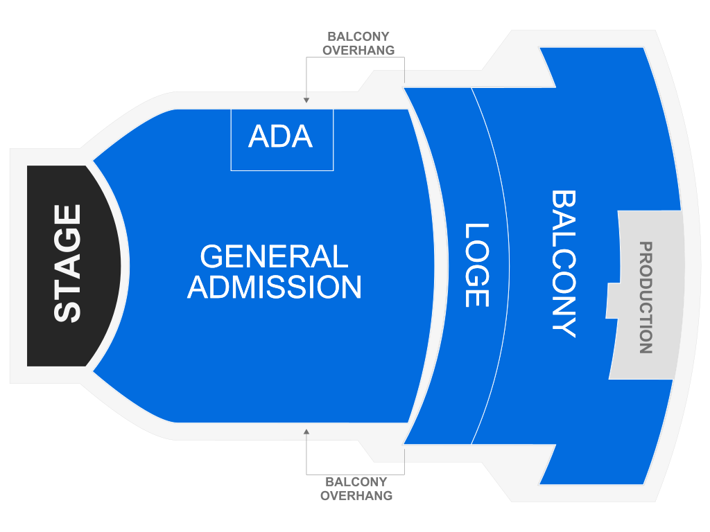 Venue seating chart for Sam Smith for reference only