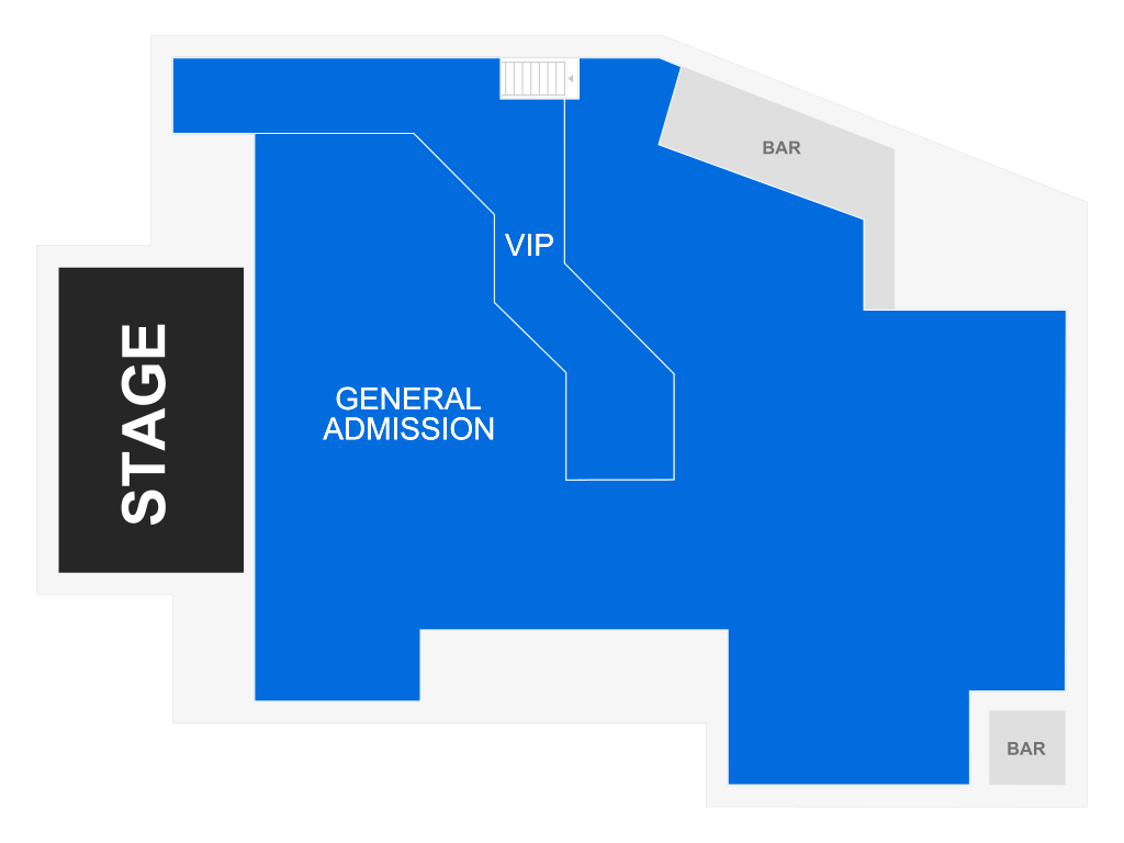 Venue seating chart for YG for reference only