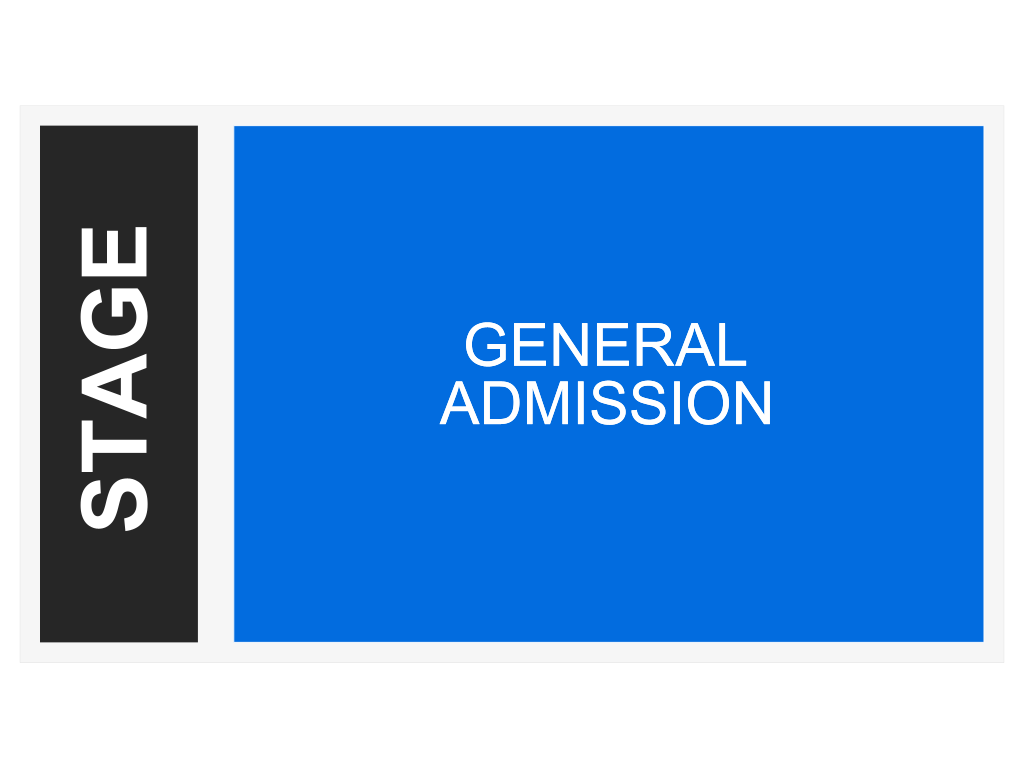 Venue seating chart for SoDown for reference only