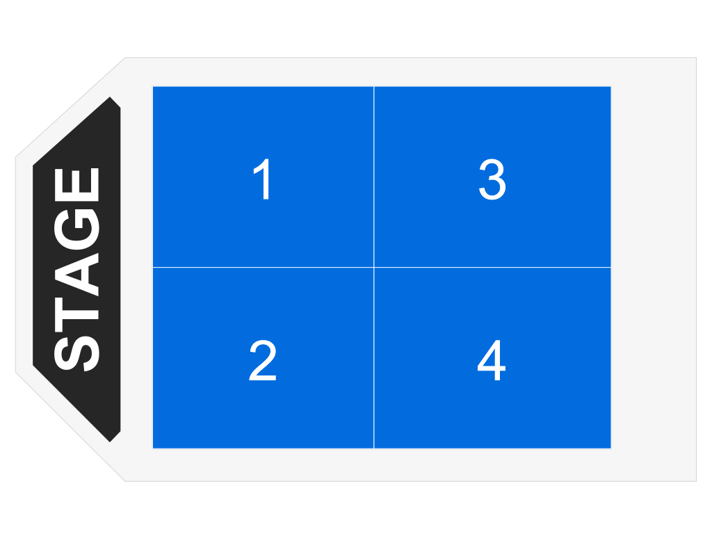 Venue seating chart for Tommy Emmanuel for reference only
