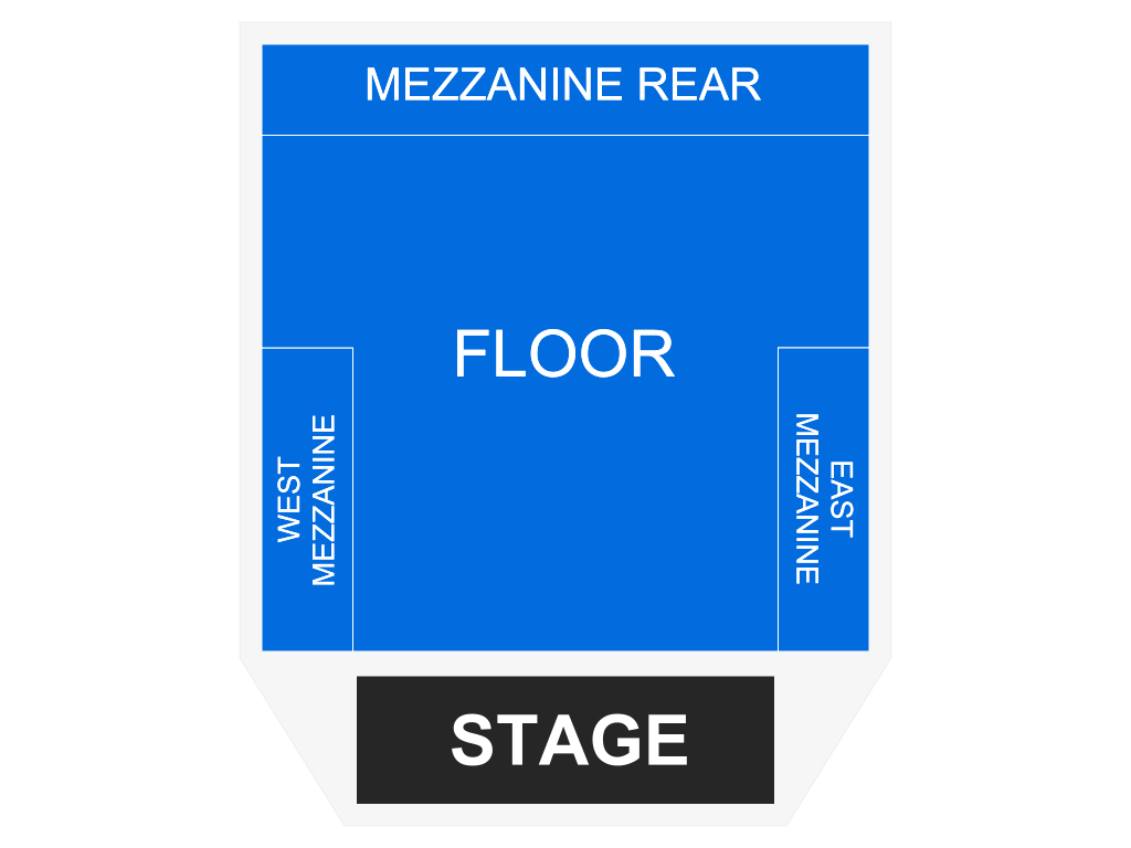 Venue seating chart for Brandi Cyrus for reference only