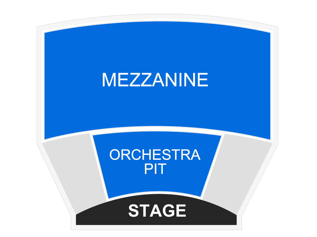 Venue seating chart for Agbedidi Africa for reference only