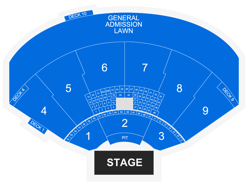 Venue seating chart for mgk for reference only