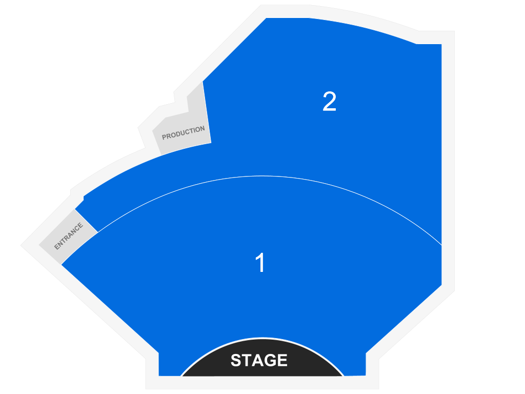Venue seating chart for Rodney Carrington for reference only