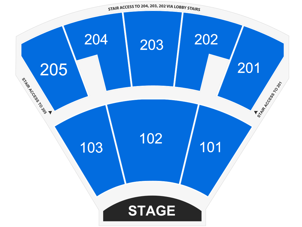 Venue seating chart for Cirque du Soleil: Michael Jackson ONE for reference only