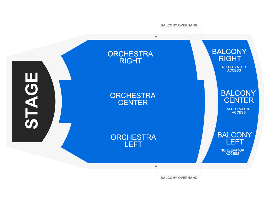 Venue seating chart for Jimmy Sturr for reference only