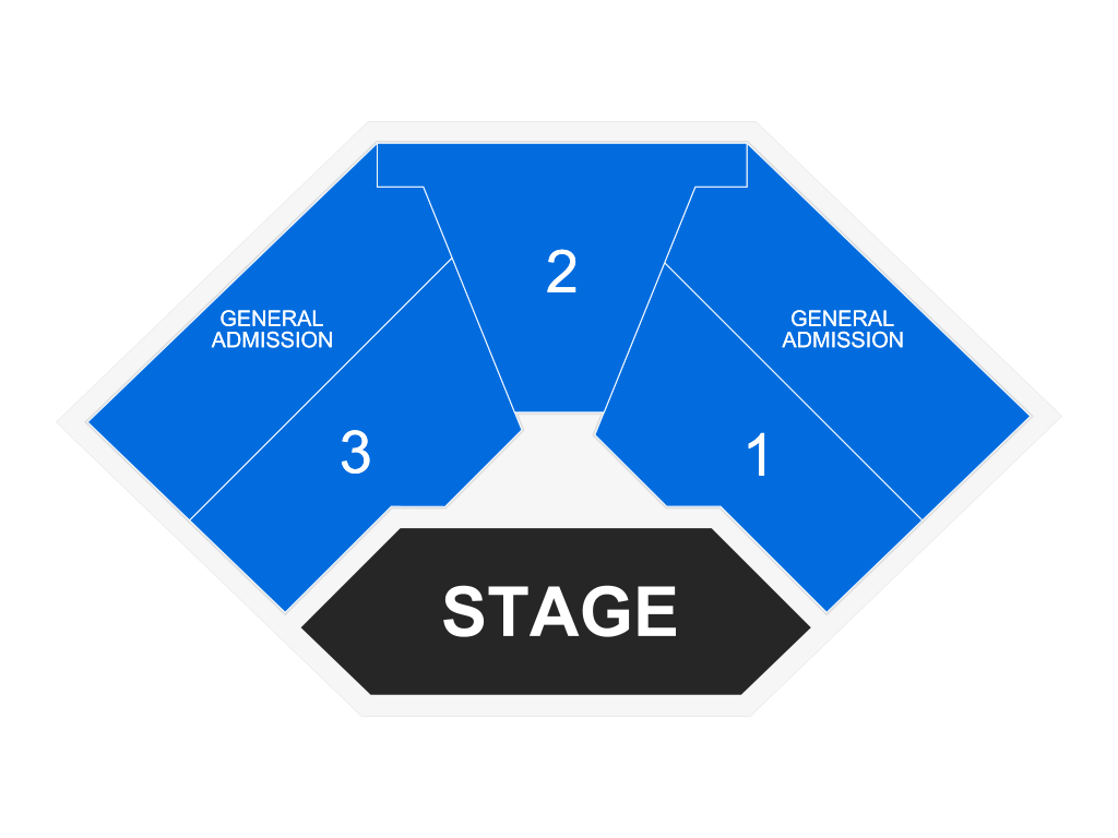 Venue seating chart for Wayne Newton for reference only