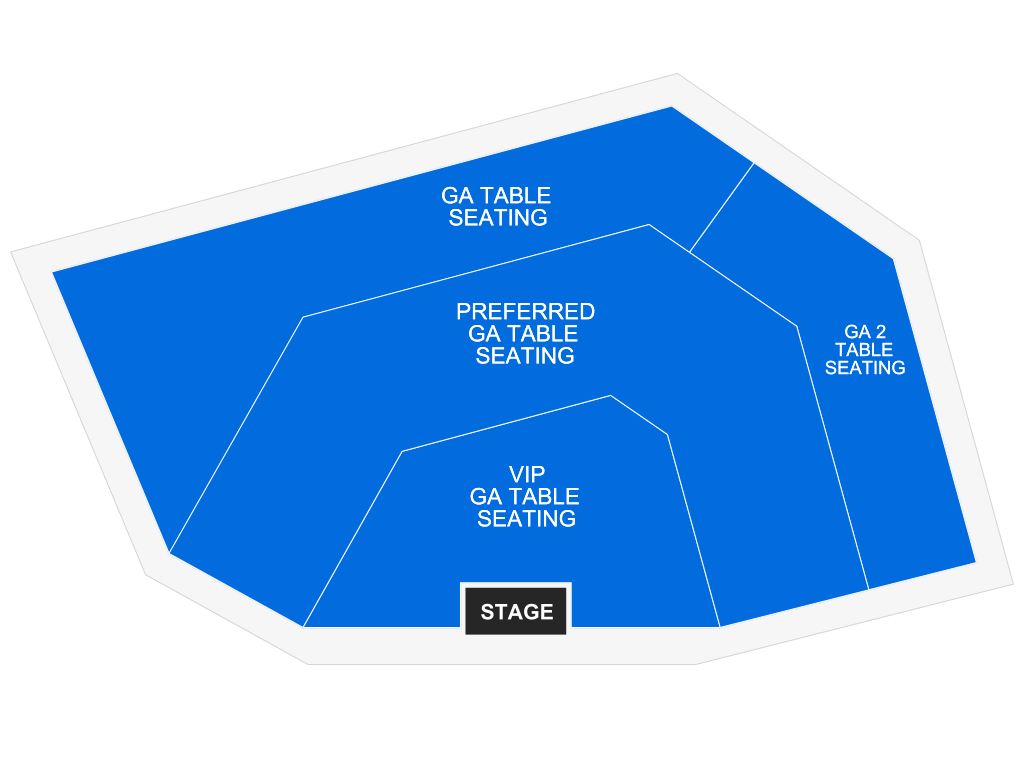 Venue seating chart for Comedy Cellar (Las Vegas) for reference only