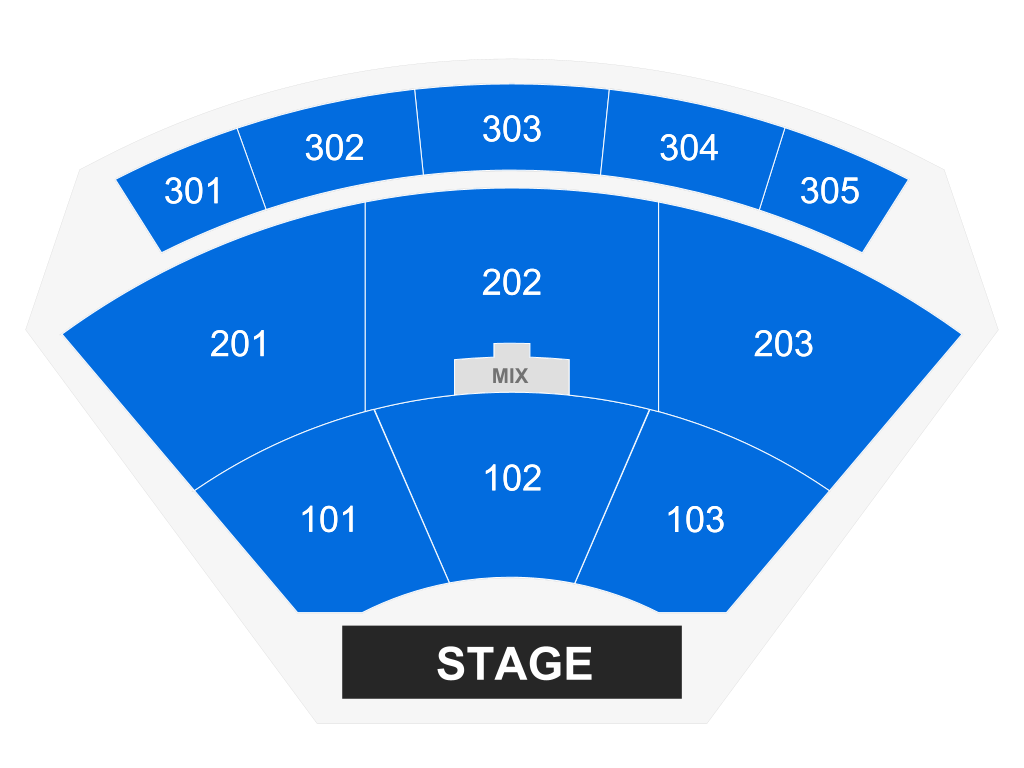 Venue seating chart for Criss Angel MINDFREAK (Las Vegas) for reference only