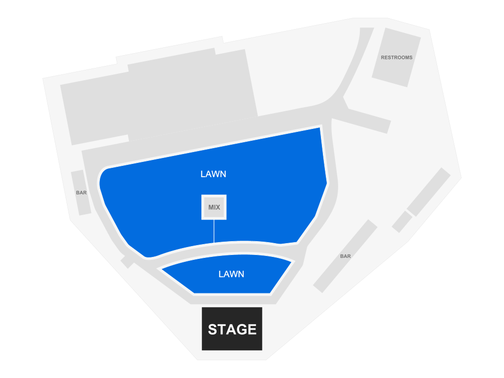 Venue seating chart for Hell's Heroes for reference only