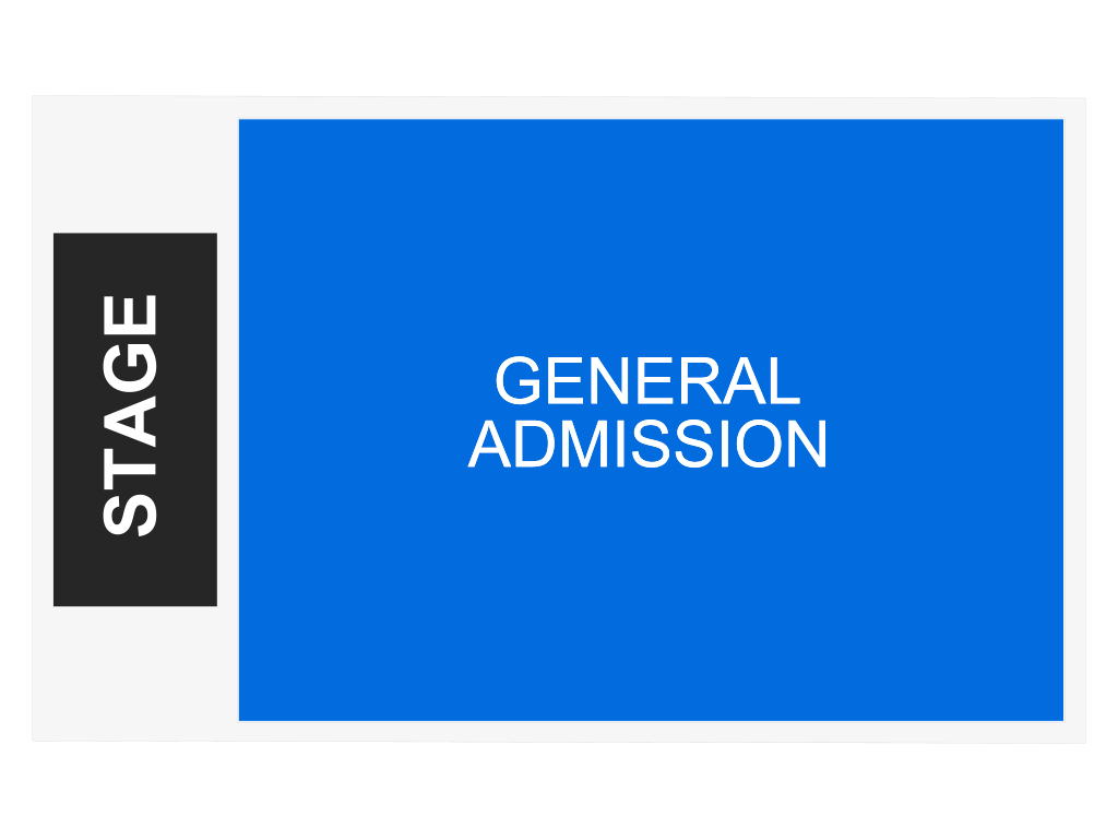 Venue seating chart for Madilyn Mei for reference only