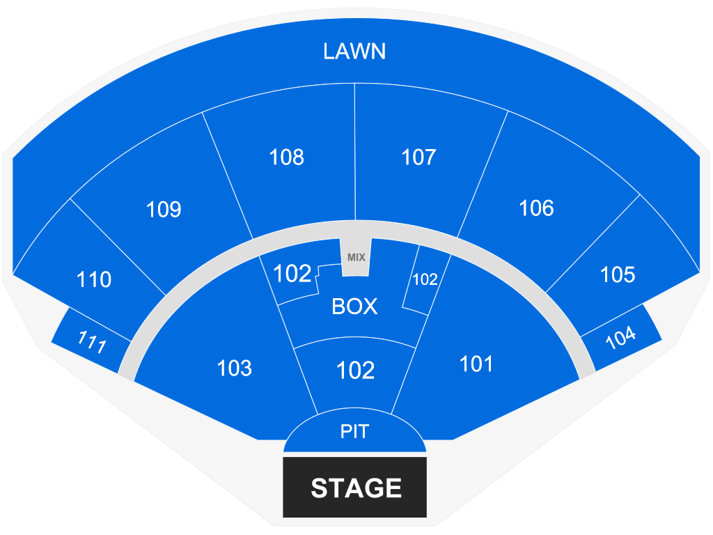 Venue seating chart for Rod Stewart for reference only